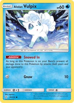Alolan Vulpix 39 — Cosmic Eclipse