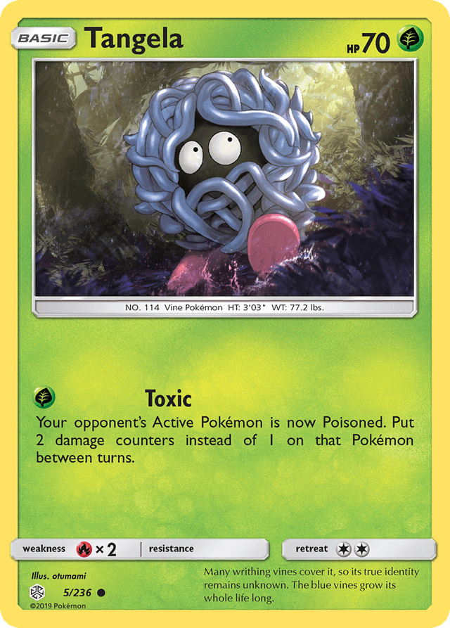 Carta Tangela 5/236 do set Cosmic Eclipse — Pokémon TCG | Bynx
