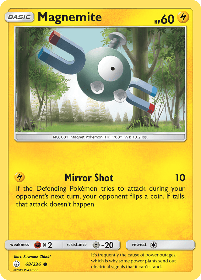 Carta Magnemite 68/236 do set Cosmic Eclipse — Pokémon TCG | Bynx