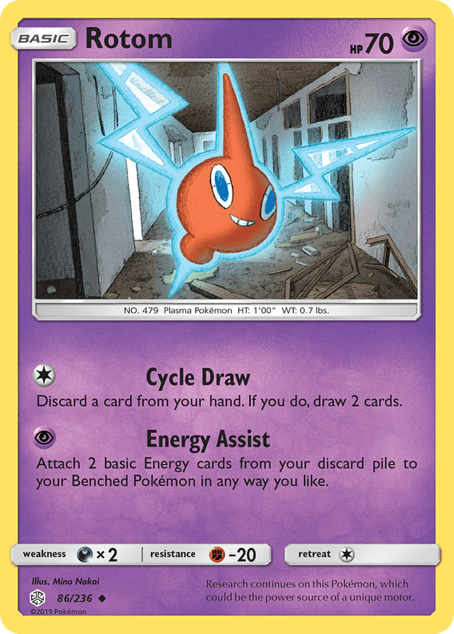 Carta Rotom 86/236 do set Cosmic Eclipse — Pokémon TCG | Bynx