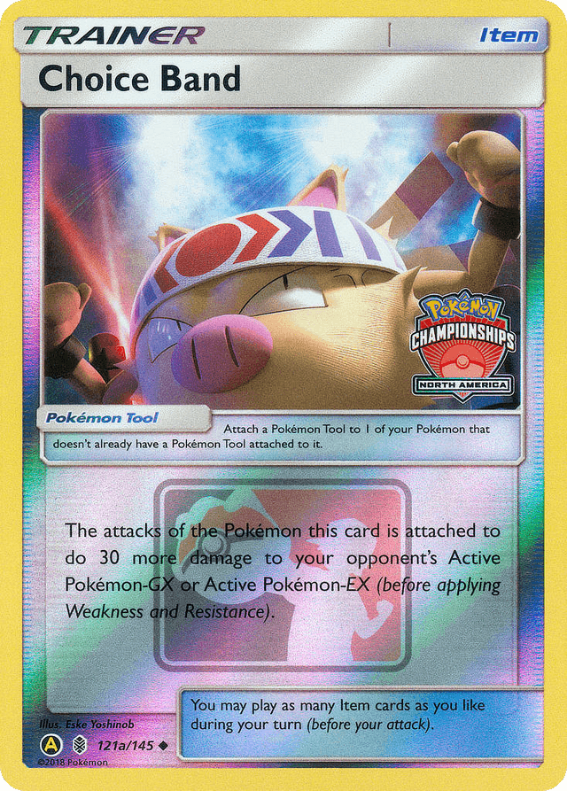 Carta Choice Band 121a/145 do set Guardians Rising — Pokémon TCG | Bynx