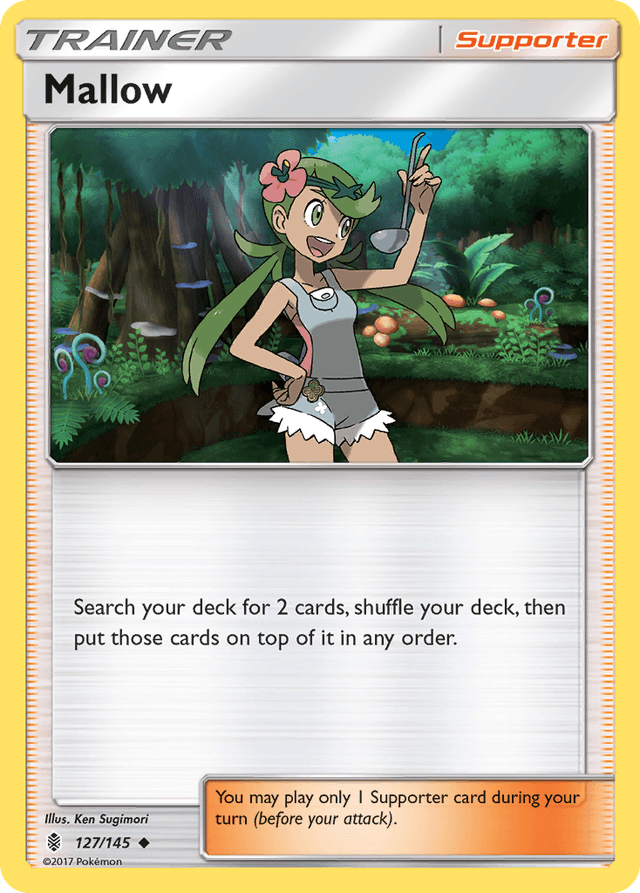 Carta Mallow 127/145 do set Guardians Rising — Pokémon TCG | Bynx