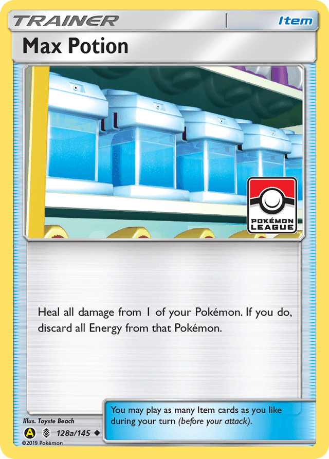 Carta Max Potion 128a/145 do set Guardians Rising — Pokémon TCG | Bynx