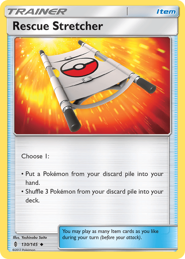 Carta Rescue Stretcher 130/145 do set Guardians Rising — Pokémon TCG | Bynx