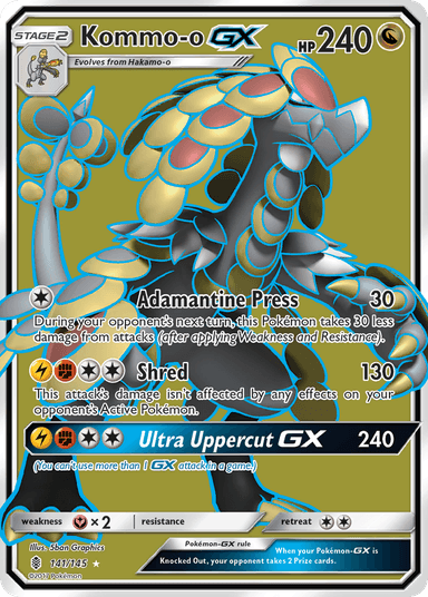 Carta Kommo-o-GX 141/145 do set Guardians Rising — Pokémon TCG | Bynx