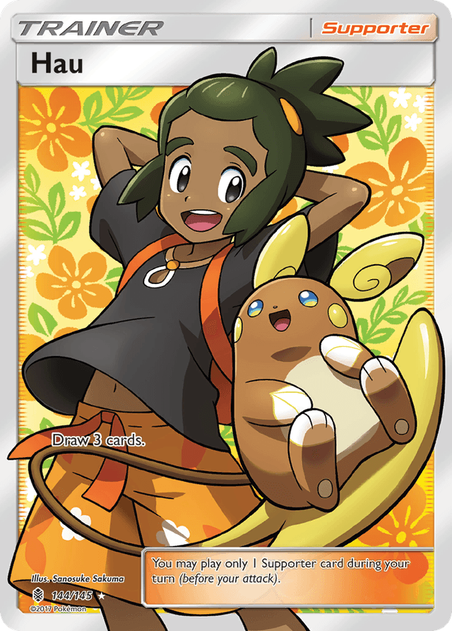 Carta Hau 144/145 do set Guardians Rising — Pokémon TCG | Bynx
