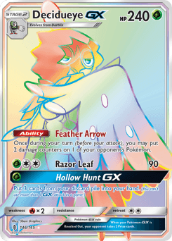 Decidueye-GX 146 — Guardians Rising