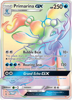 Primarina-GX 149 — Guardians Rising