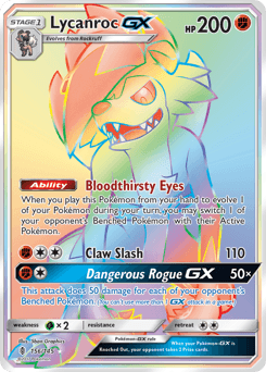 Lycanroc-GX 156/145 — Guardiões Ascendentes