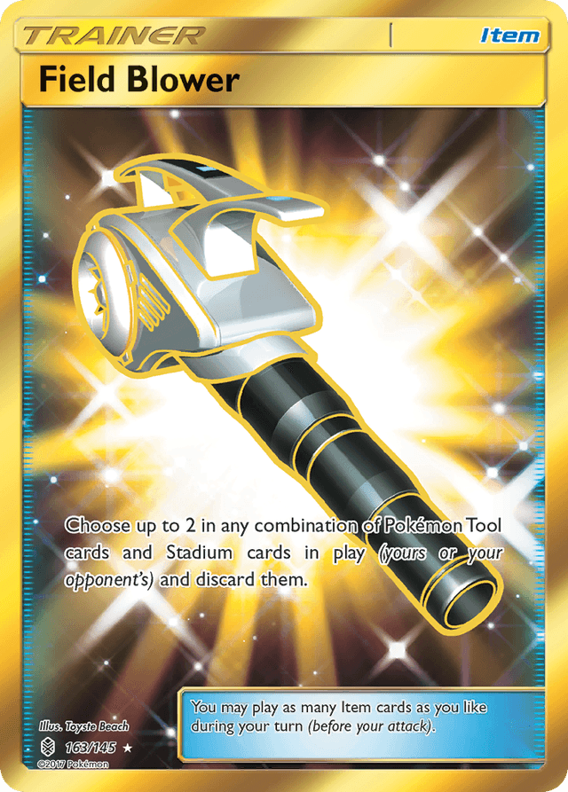Carta Field Blower 163/145 do set Guardians Rising — Pokémon TCG | Bynx
