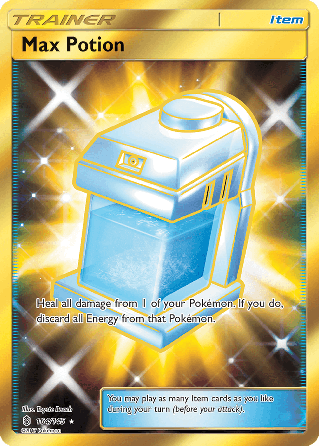 Carta Max Potion 164/145 do set Guardians Rising — Pokémon TCG | Bynx