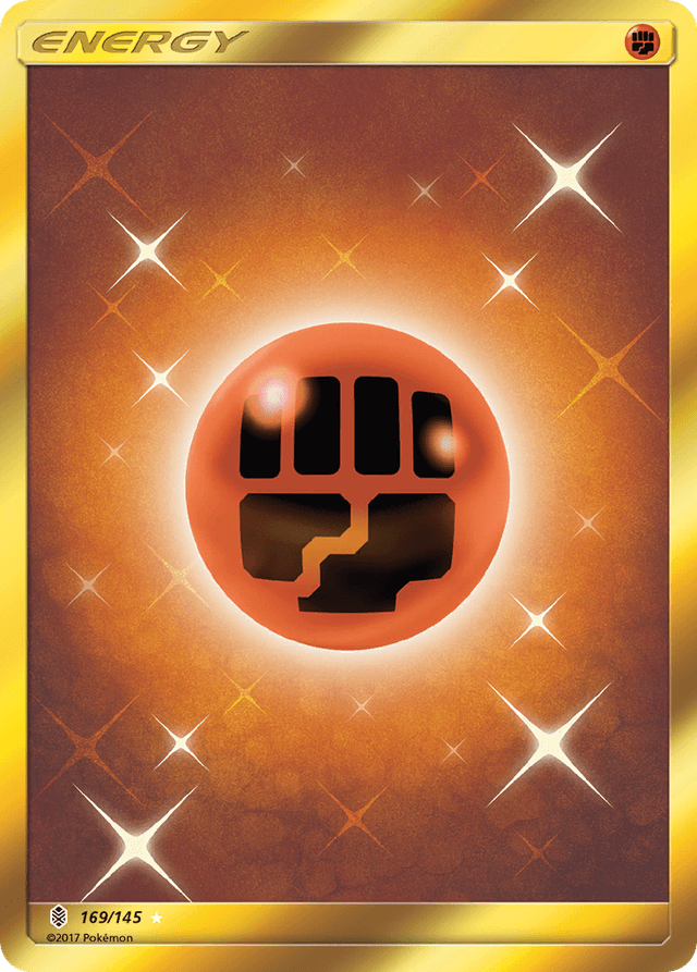 Carta Fighting Energy 169/145 do set Guardians Rising — Pokémon TCG | Bynx