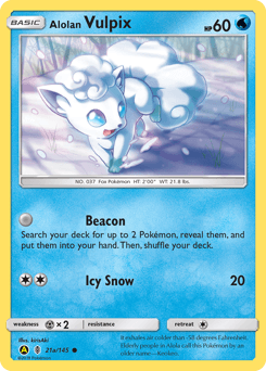 Alolan Vulpix 21a/145 — Guardiões Ascendentes