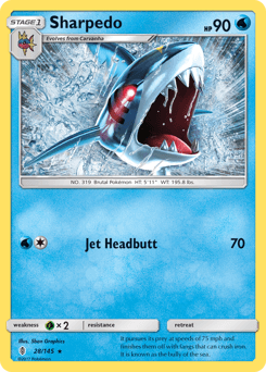 Sharpedo 28/145 — Guardiões Ascendentes