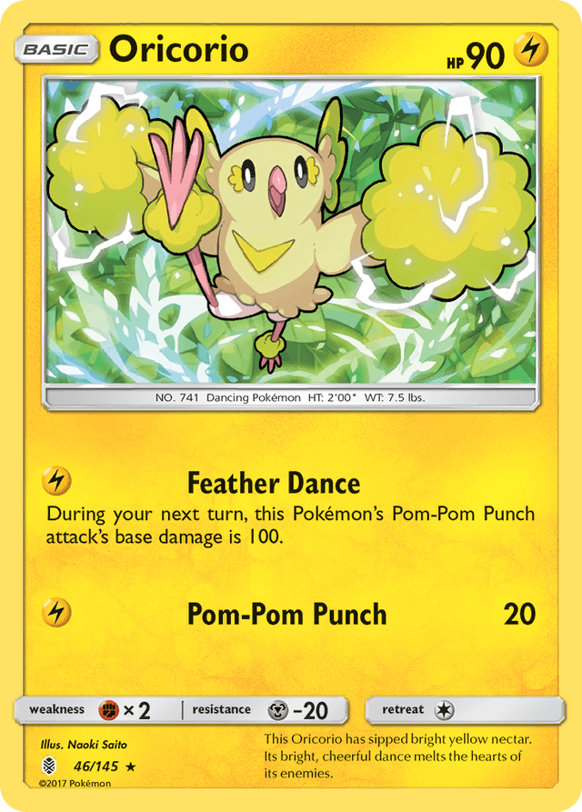 Carta Oricorio 46/145 do set Guardians Rising — Pokémon TCG | Bynx