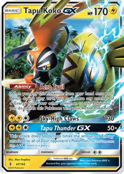 Tapu Koko-GX 47 — Guardians Rising