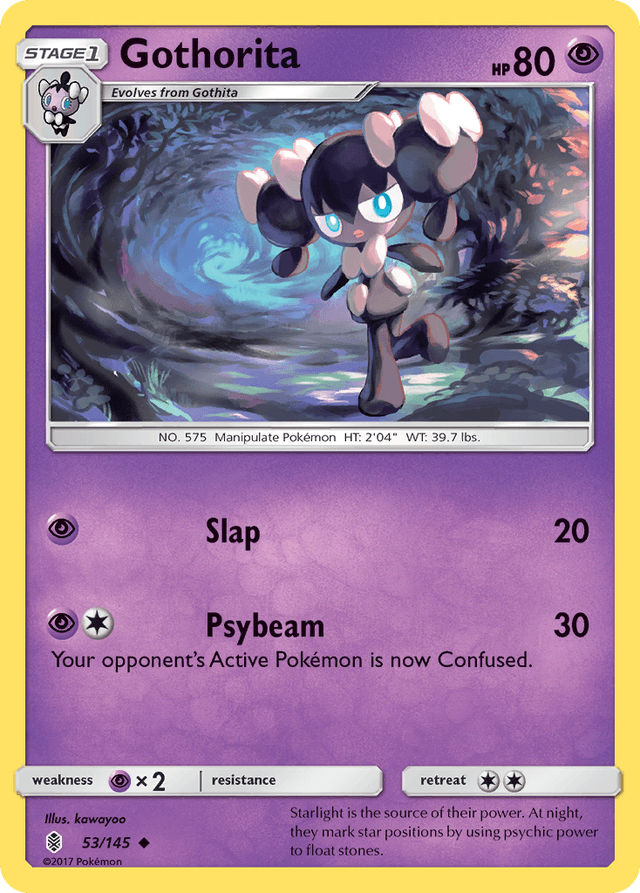 Carta Gothorita 53/145 do set Guardians Rising — Pokémon TCG | Bynx