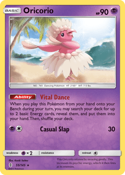 Oricorio 55/145 — Guardiões Ascendentes