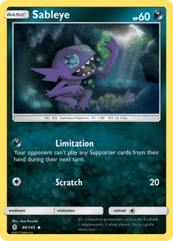 Sableye 80/145 — Guardiões Ascendentes
