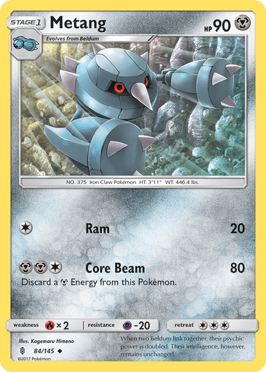 Carta Metang 84/145 do set Guardians Rising — Pokémon TCG | Bynx