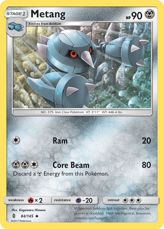Carta Metang 84/145 do set Guardians Rising — Pokémon TCG | Bynx
