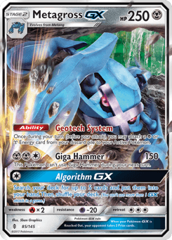 Metagross-GX 85 — Guardians Rising