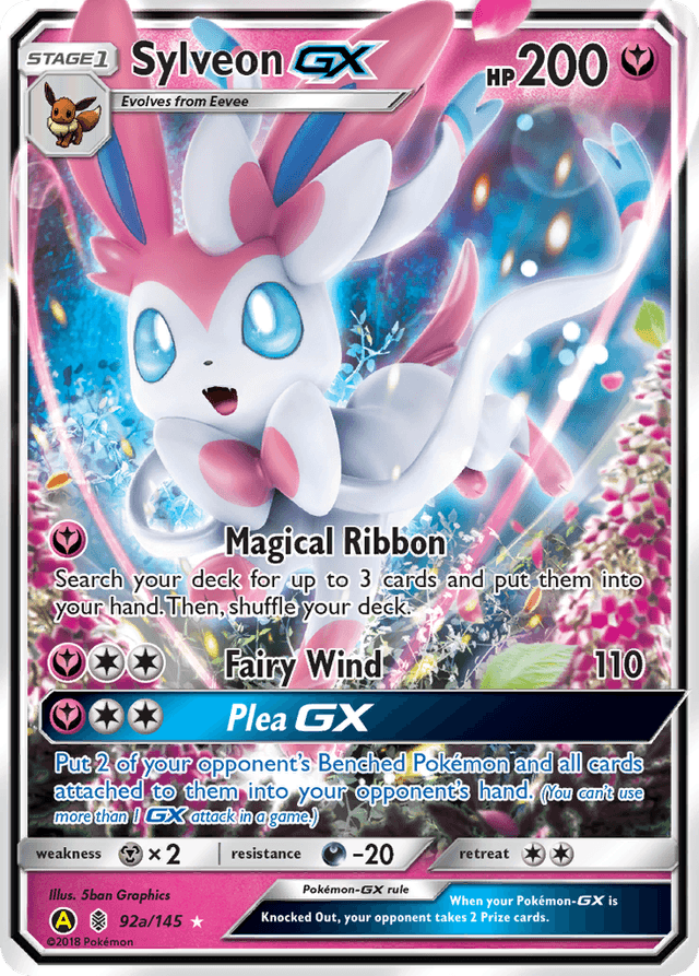 Carta Sylveon-GX 92a/145 do set Guardians Rising — Pokémon TCG | Bynx