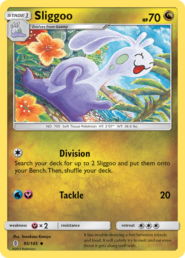 Carta Sliggoo 95/145 do set Guardians Rising — Pokémon TCG | Bynx