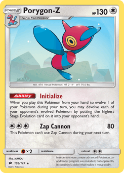 Porygon-Z 105 — Burning Shadows