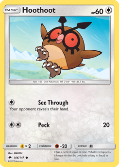 Hoothoot 106 — Burning Shadows