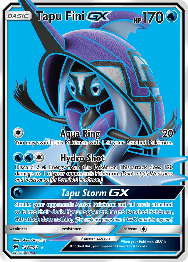 Carta Tapu Fini-GX 133/147 do set Burning Shadows — Pokémon TCG | Bynx