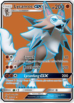 Lycanroc-GX 136 — Burning Shadows