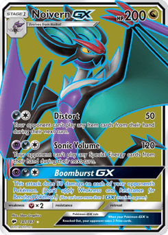 Noivern-GX 141 — Burning Shadows