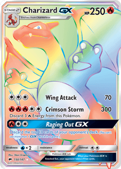 Charizard-GX 150 — Burning Shadows