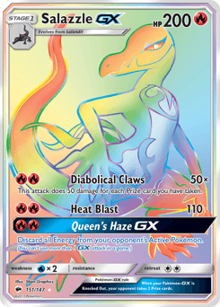 Salazzle-GX 151 — Burning Shadows