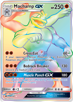 Machamp-GX 154 — Burning Shadows
