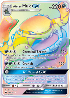 Alolan Muk-GX 157 — Burning Shadows