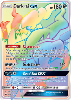 Darkrai-GX 158 — Burning Shadows