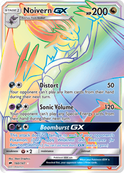 Noivern-GX 160 — Burning Shadows