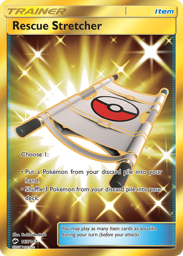 Carta Rescue Stretcher 165/147 do set Burning Shadows — Pokémon TCG | Bynx