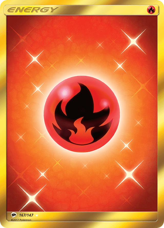 Carta Fire Energy 167/147 do set Burning Shadows — Pokémon TCG | Bynx