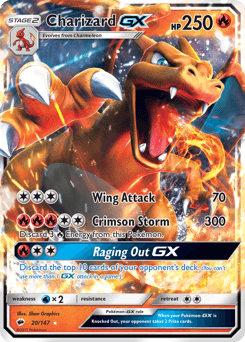Charizard-GX 20 — Burning Shadows