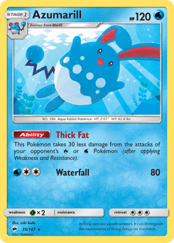 Azumarill 35 — Burning Shadows