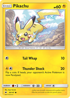 Pikachu 40 — Burning Shadows