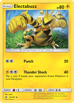 Electabuzz 42 — Burning Shadows