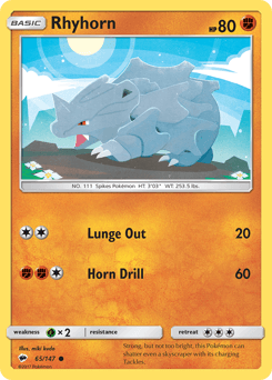 Rhyhorn 65 — Burning Shadows