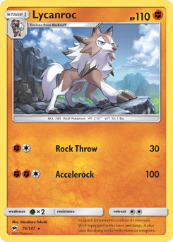Lycanroc 76 — Burning Shadows
