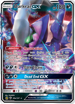 Darkrai-GX 88a — Burning Shadows