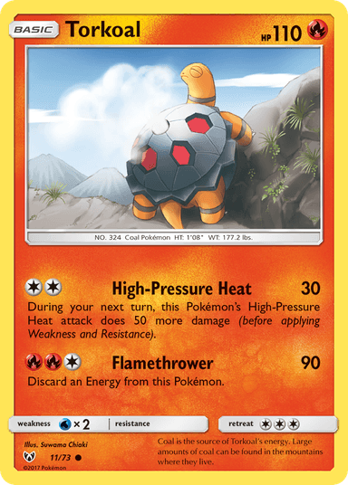Carta Torkoal 11/73 do set Shining Legends — Pokémon TCG | Bynx