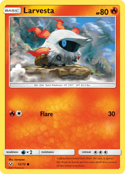 Larvesta 12 — Shining Legends